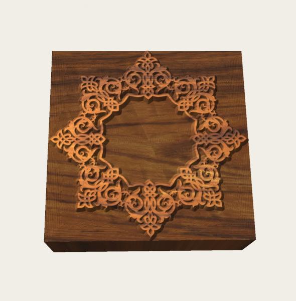 Mandalastempel aus Hartholz Mandalastempel aus Hartholz